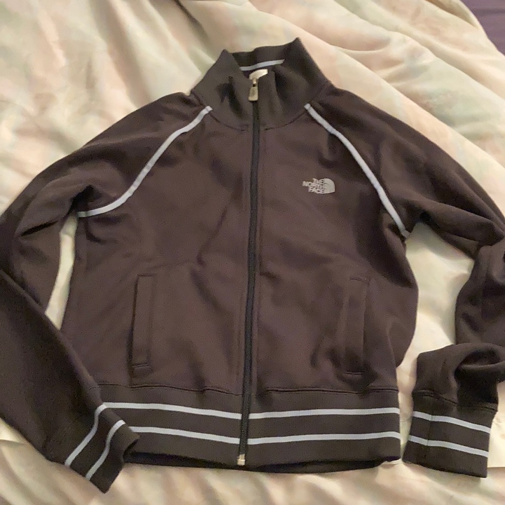 The North Face women’s track jacket. Medium. Like new.